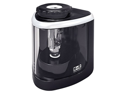 MOR - Sacapuntas/Afilalapices ELECTRICO DE SOBREMESA UN USO COLOR GRIS ANTRACITA (Ref.9870000)