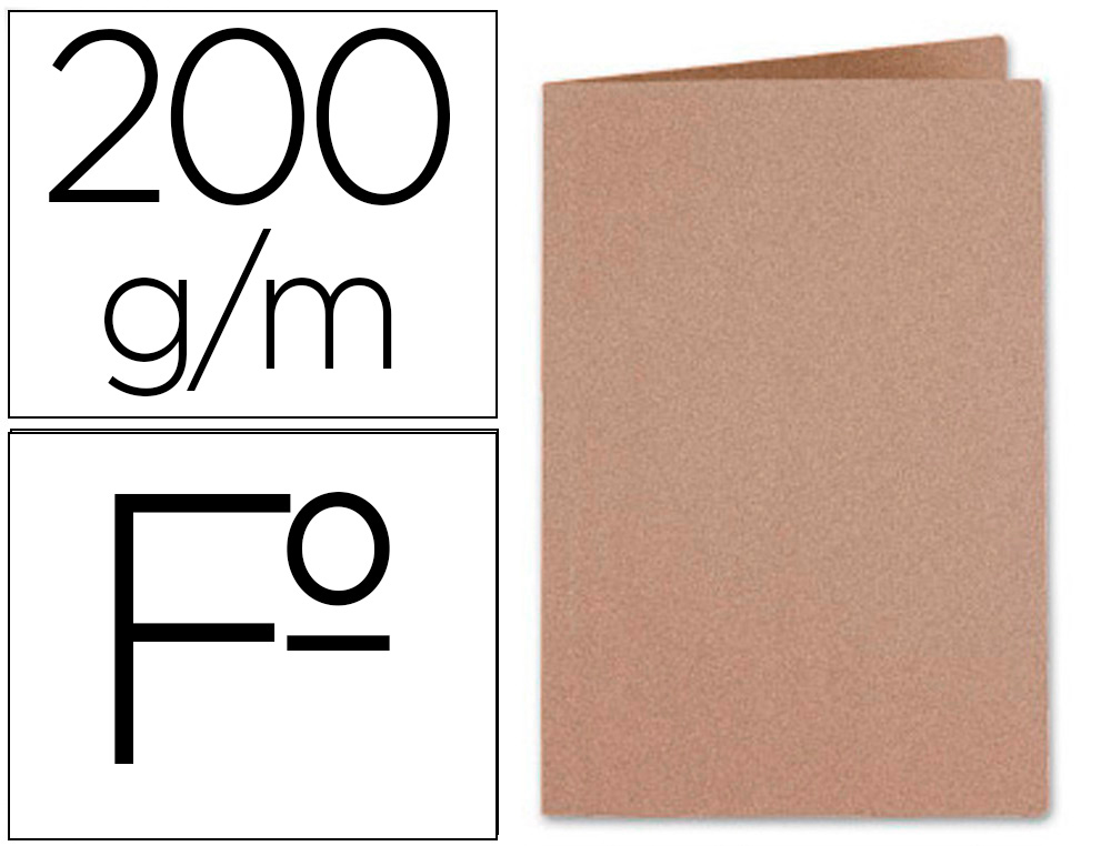 LIDERPAPEL - SUBCARPETA KRAFT FOLIO 170 G/M2 (Ref.SC23)