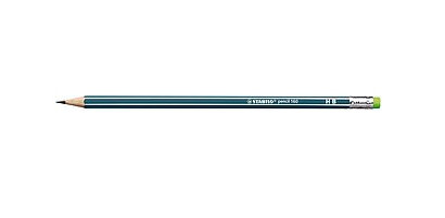 STABILO - LAPIZ de GRAFITO HEXAGONAL CON GOMA 2160 HB PETROLEO (Ref.2160/HB)
