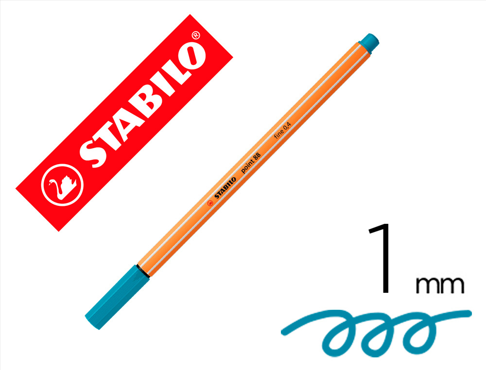 STABILO - Rotulador Point 88 0.4mm azul claro (Ref.88/31)