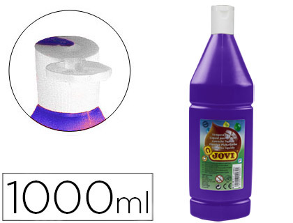 JOVI - TEMPERA LIQUIDA ESCOLAR 1000 ML VIOLETA (Ref.51123)