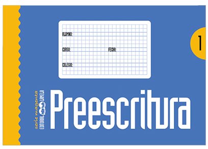 LAMELA - Cuadernillo Preescritura Nº1 Cuadrovía 8 mm (Ref.L35001)