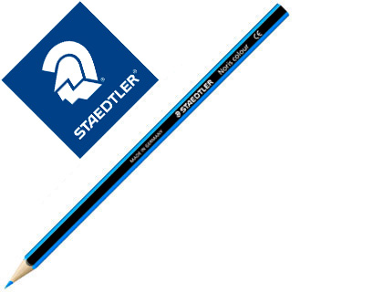 STAEDTLER - Lapiz de color wopex ecologico azul (Ref. 185-3)