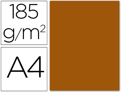 CANSON - Cartulina Iris 50 Hojas A4 Chocolate 185 g (Ref.200040176)