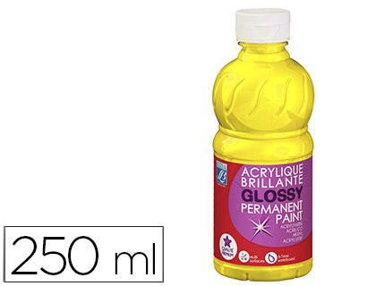 LEFRANC & BOURGEOIS - PINTURA ACRILICA L&B BRILLO AMARILLO PRIMARIO BOTE DE 250 ML (Ref.807532)