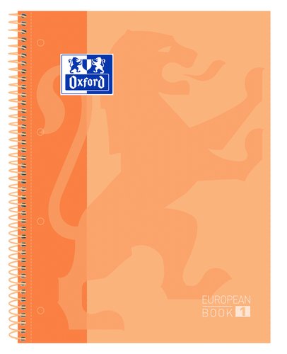 OXFORD - Cuaderno 80h A4 Cuadricula 5x5 Naranja (Ref.400040982)