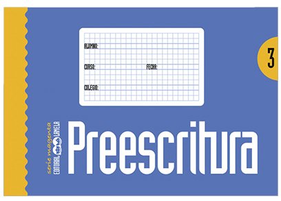 LAMELA - Cuadernillo Preescritura Nº3 Cuadrovía 8 mm (Ref.L35003)