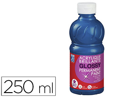 LEFRANC & BOURGEOIS - PINTURA ACRILICA L&B BRILLO AZUL PRIMARIO BOTE DE 250 ML (Ref.807537)