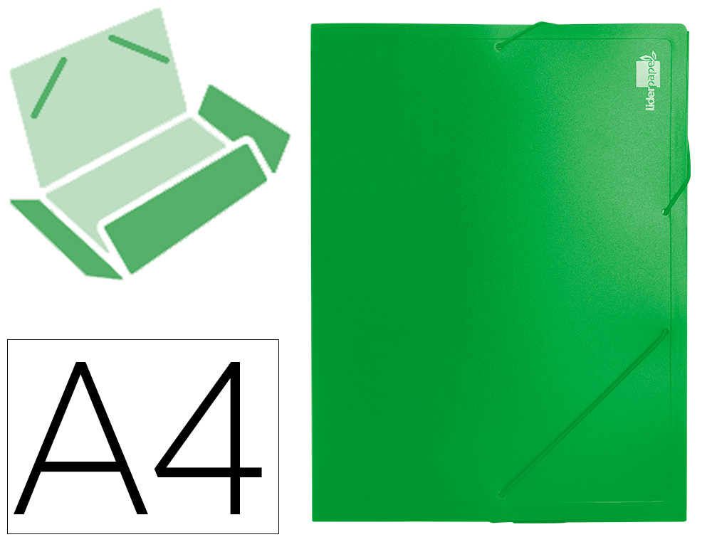 BEAUTONE - CARPETA PORTADOCUMENTOS 36903 POLIPROPILENO DINA4 VERDE LOMO 50 MM (Ref.036903)