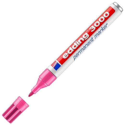 EDDING - Marcador permanente punta redonda 1.5-3mm rosa (Ref.3000-09)