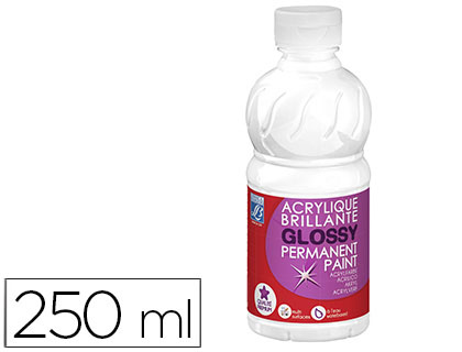 LEFRANC & BOURGEOIS - PINTURA ACRILICA L&B BRILLO BLANCO BOTE DE 250 ML (Ref.807540)