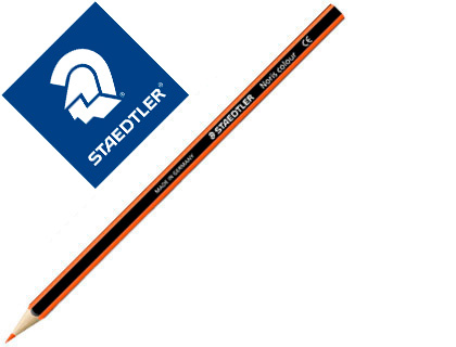 STAEDTLER - Lapiz de color wopex ecologico naranja (Ref. 185-4)