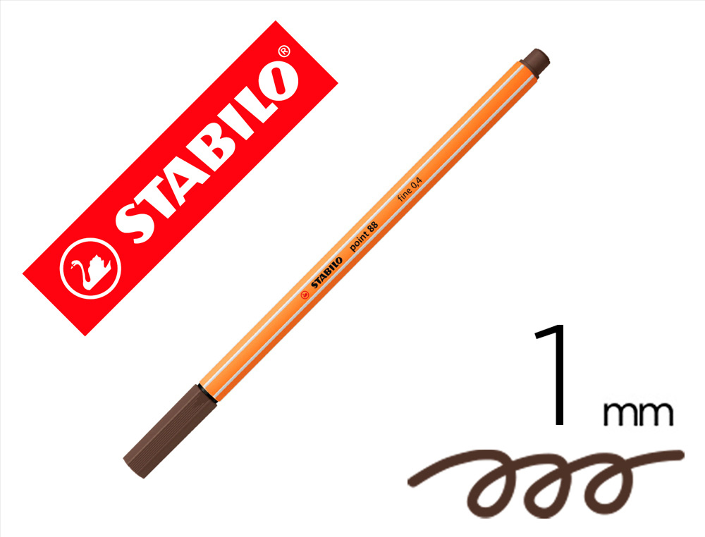 STABILO - Rotulador Point 88 0.4mm ocre (Ref.88/65)