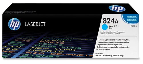 HP ( HEWLETT PACKARD ) - Toner Laser ORIGINALES 824A Cyan (Ref.CB381A)