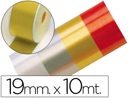CINTA FANTASIA 10 MT X 19 MM ORO (Ref.2412-15)