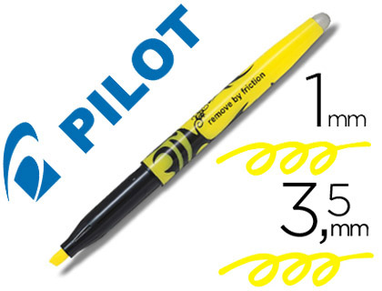 PILOT - Marcador Fluorescente FRIXION LIGHT Borrable por friccion (Ref.SW-FL-Y / NFLAM)