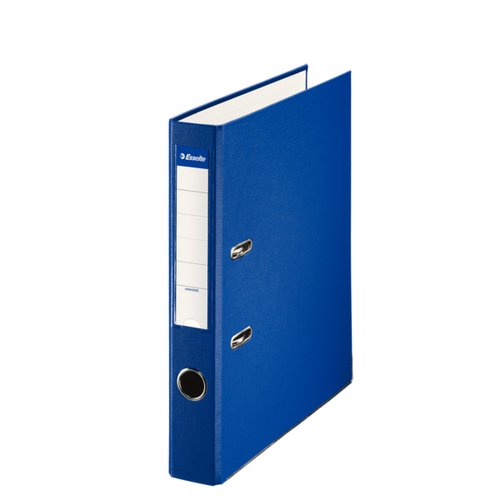ESSELTE - ARCHIVADOR palanca PLASTICO FORRADO con RADO A4 50mm AZUL (Ref.624153)