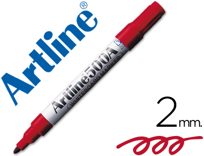 ARTLINE - ROTULADOR PIZARRA OJO PUNTA REDONDA 2 MM RECARGABLE (Ref.EK-500 R)