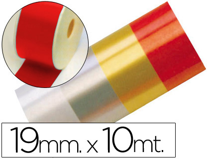 CINTA FANTASIA 10 MT X 19 MM ROJO (Ref.2412-20)