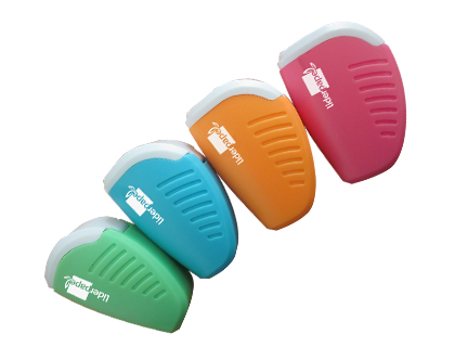 LIDERPAPEL - Sacapuntas/Afilalapices PLASTICO 1 USO CON DEPOSITO COLORES SURTIDOS (Ref.SA07)