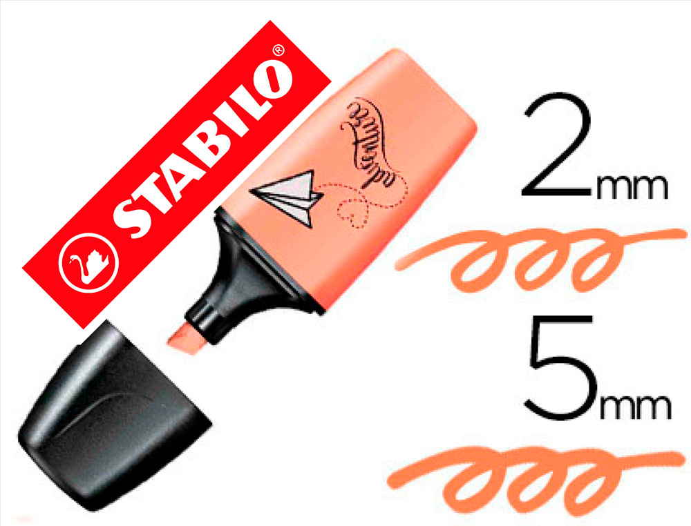 STABILO - Boss Mini Pastel love melocotón sedoso (Ref.07/126-7)