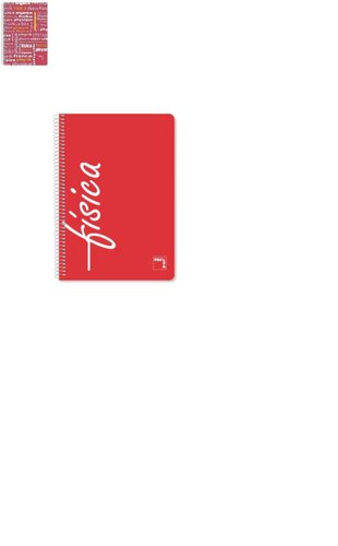 PACSA - BLOCK ASIGNATURAS tapa PP Fº 80h CUADRIC.4x4 90g FISICA (Ref.16528)