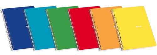 ENRI - Cuaderno espiral 80h Folio Horizontal Surtido (Ref.100430107)