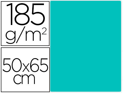 IRIS - Cartulina Vede menta 50x65cm 185G (Ref.400080160)