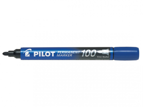 PILOT - MARCADOR PERMANENTE MARKER SCA-100 CONICO 1,0 mm AZUL (Ref.SCA-100-L / NSC100A)