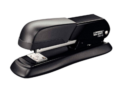 RAPID - Grapadora fm12 metalica color negro capacidad 25 hojas usa grapas 24/6 y 26/6 (Ref. 5000277)