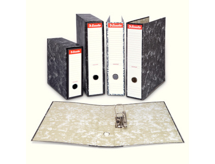 ESSELTE - ARCHIVADOR palanca CARTON JASPEADO sin RADO Fº 75mm (Ref.46959)