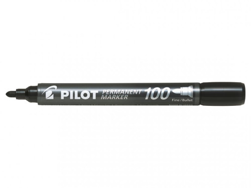 PILOT - MARCADOR PERMANENTE MARKER SCA-100 CONICO 1,0 mm NEGRO (Ref.SCA-100-B / NSC100N)