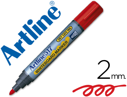 ARTLINE - ROTULADOR PIZARRA OJO -PUNTA REDONDA 2 MM -TINTA DE BAJO OLOR (Ref.EK-517 R)