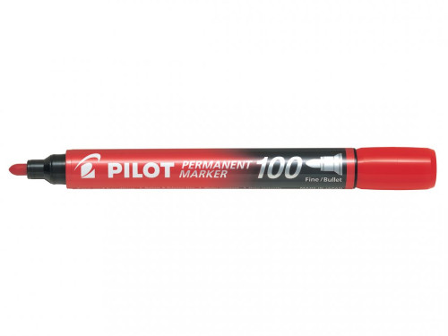 PILOT - MARCADOR PERMANENTE MARKER SCA-100 CONICO 1,0 mm ROJO (Ref.SCA-100-R / NSC100R)
