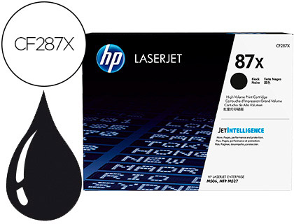 HP ( HEWLETT PACKARD ) - Toner Laser ORIGINALES 87X High Yield NEGRO () (Ref.CF287X)