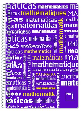 PACSA - BLOCK ASIGNATURAS tapa PP Fº 80h CUADRIC.4x4 90g MATEMATICAS (Ref.16522)
