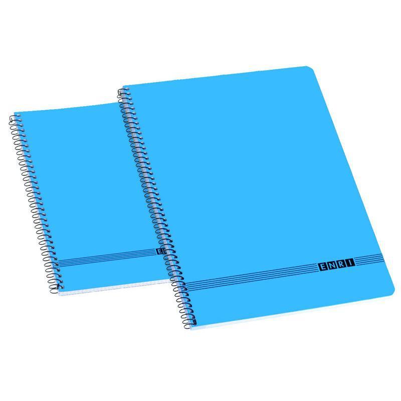 ENRI - Cuaderno 4º 155X215 80 Hojas 60 Gramos Liso Tapas Blandas (Ref.100430028)