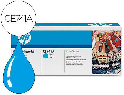HP ( HEWLETT PACKARD ) - Toner Laser ORIGINALES 307A Cyan (Ref.CE741A)