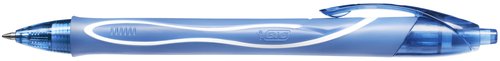 BIC - BOLIGRAFO GELOCITY QUICK DRY RETRACTIL TINTA GEL TURQUESA PUNTA DE 0,7 MM (Ref.964776)