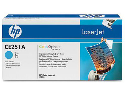 HP ( HEWLETT PACKARD ) - Toner Laser ORIGINALES 504A Cyan (Ref.CE251A)