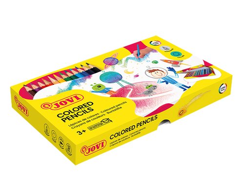 JOVI - LAPICES de COLORES CAJA de 144 (Ref.739)