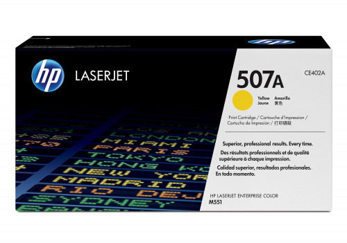 HP ( HEWLETT PACKARD ) - Toner Laser ORIGINALES 507A Amarillo (Ref.CE402A)