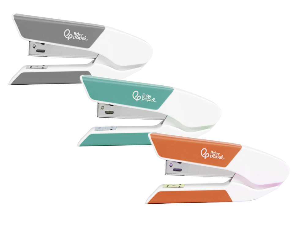 LIDERPAPEL - GRAPADORA BEETLE 22/6 - 24/6 CAPACIDAD 20H. COLORES SURTIDO (Ref.GR33)