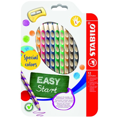 STABILO - Estuche 12 LAP.COLOR ZURDOS (Ref.331/12)