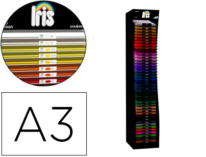 GUARRO - CARTULINA A-3 29,7X42 CMS CONTENIDO "C" COLORES SURTIDOS 185 GRS (Ref.0040837)