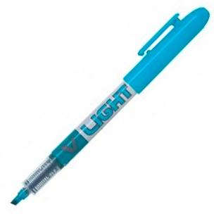 PILOT - Marcador fluorescente V Liquid Light Trazo 3.3mm Punta biselada Tinta liquida Azul (Ref.SW-VLL-L / NVLLA)
