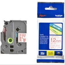 BROTHER - Cinta Rotuladora LAMINADA TRS/RD 8M 12M (Ref.TZE132)