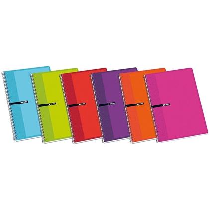 ENRI - Cuaderno 5ud 80h 4º Cuadricula 4x4 Surtido (Ref.100430081)