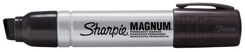 SHARPIE - MARCADOR PERMANENTE PRO 14.8MM NEGRO PUNTA BISELADA -12U- (Ref.S0949850)