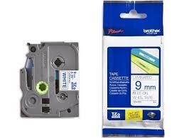BROTHER - Cintas Rotulacion 9mmX8m Azul/blanco (Ref.TZe223)